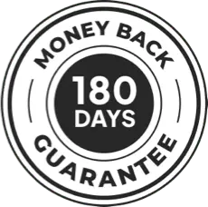 180 Days Money Back Guarantee